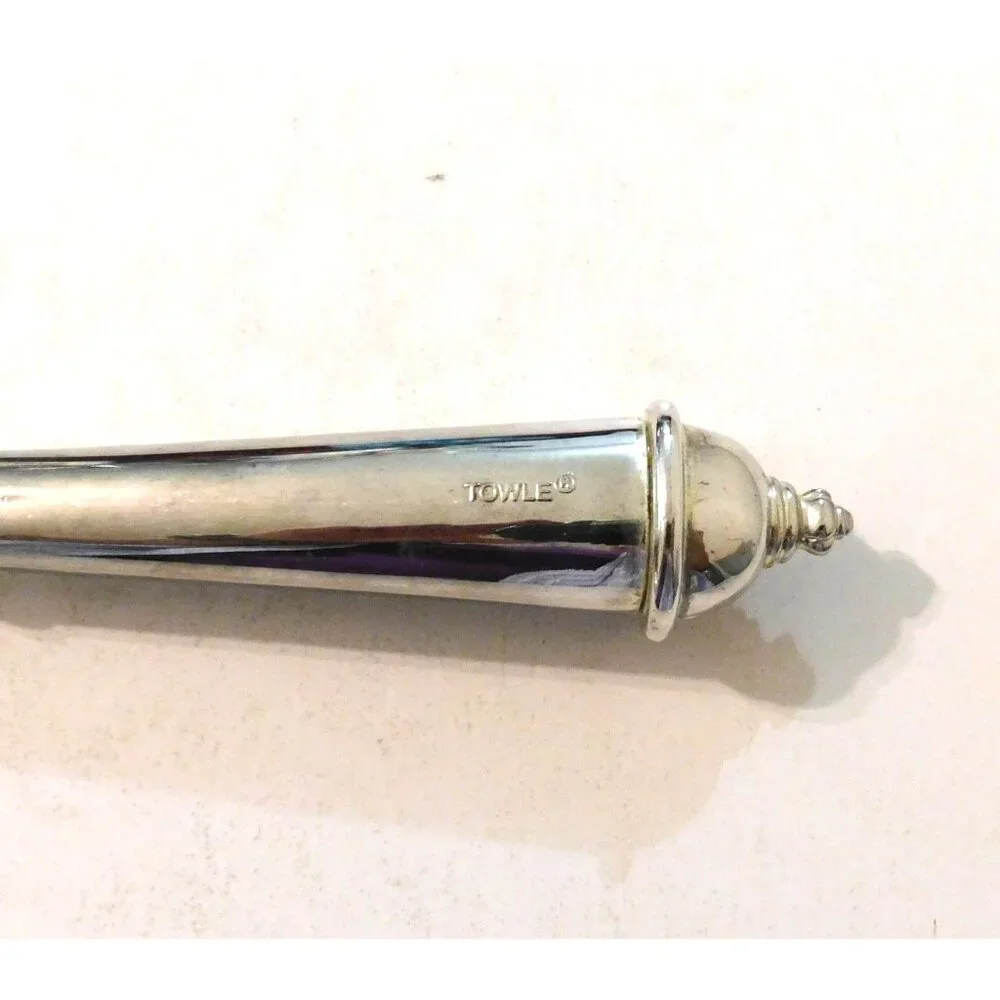 Towle Copenhagen Serving Spoon Silver-Plated In Velvet Box